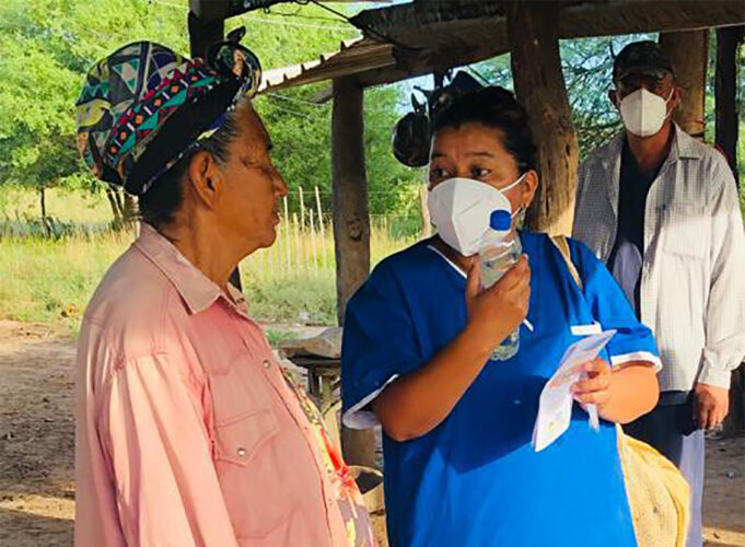 Se realizó una charla de prevención de diarreas agudas en niños y niñas en la colonia aborigen Ensanche Norte