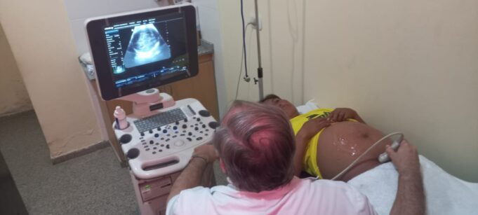 Nuevo trabajo de la Red de Ecografías en el hospital de San Martín 2