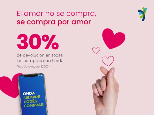 Banco Formosa: 30% de reintegro para el Día de San Valentín