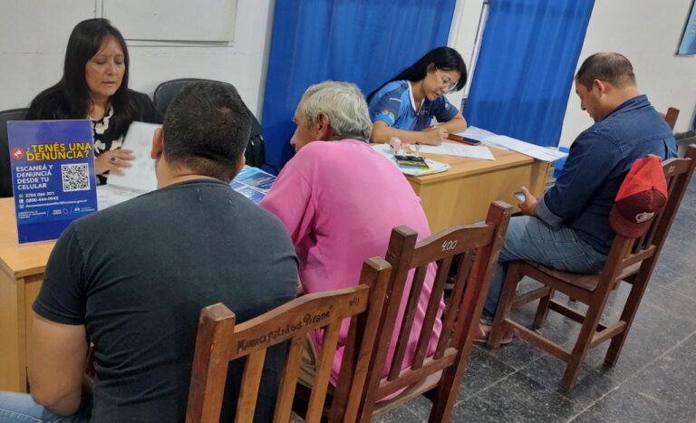 Defensa al Consumidor realizó audiencias de conciliación y fiscalizó comercios en Pirané