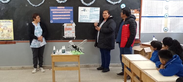 Pozo del Tigre: Escolares primarios repasaron las medidas para prevenir el dengue y la fiebre chikungunya