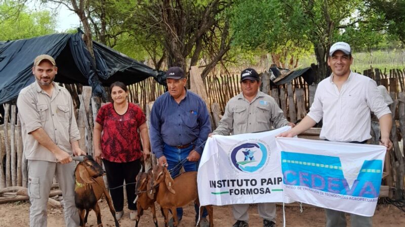 Concretaron asistencia a productores caprinos de Los Chiriguanos