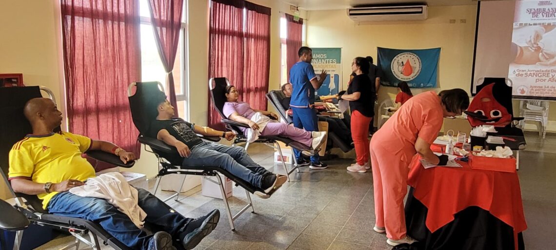Formosa participó activamente de la Campaña Latinoamérica Unida Dona Sangre