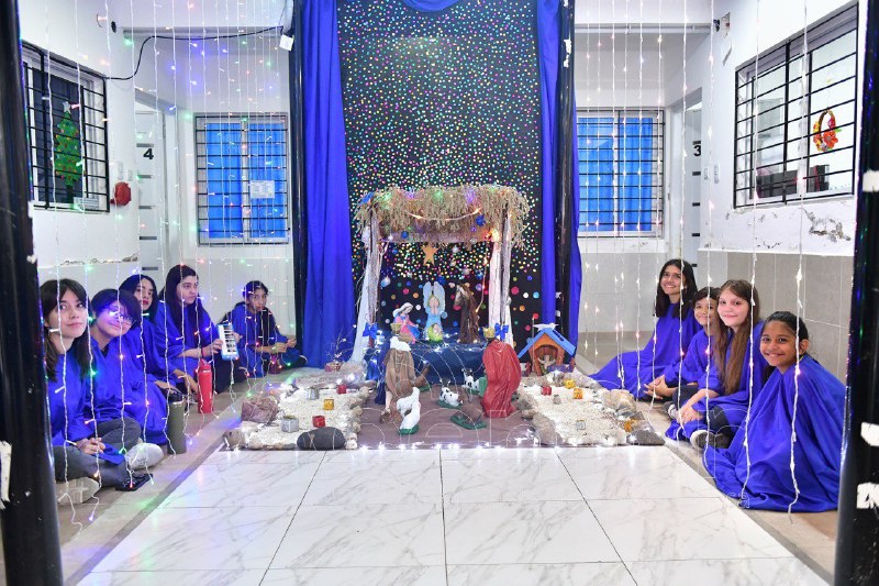 El Coro Infanto Juvenil visitó organismo con su Cantata Navideña
