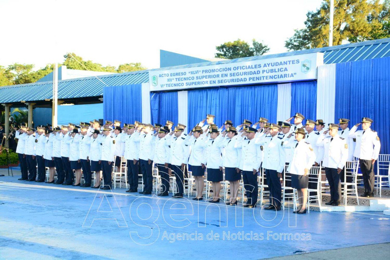 Egresó la XLVI promoción de oficiales ayudantes de la Policía de Formosa