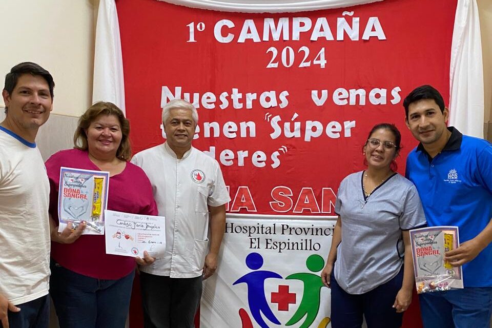 El Centro de Hemoterapia fortalece la promoción de la donación voluntaria de sangre a través de colectas por toda la provincia