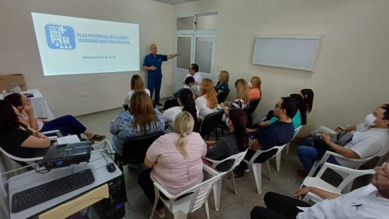 Equipos de los centros de salud de la Capital participaron de una charla sobre Calidad y Seguridad de la Atención del Paciente