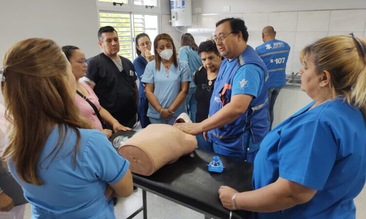 Personal del centro de salud San Agustín participó de una capacitación desarrollada por el SIPEC