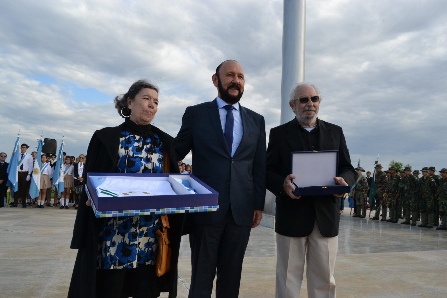 Insfrán participó el fallecimiento de Willimburgh, creador de la bandera de Formosa