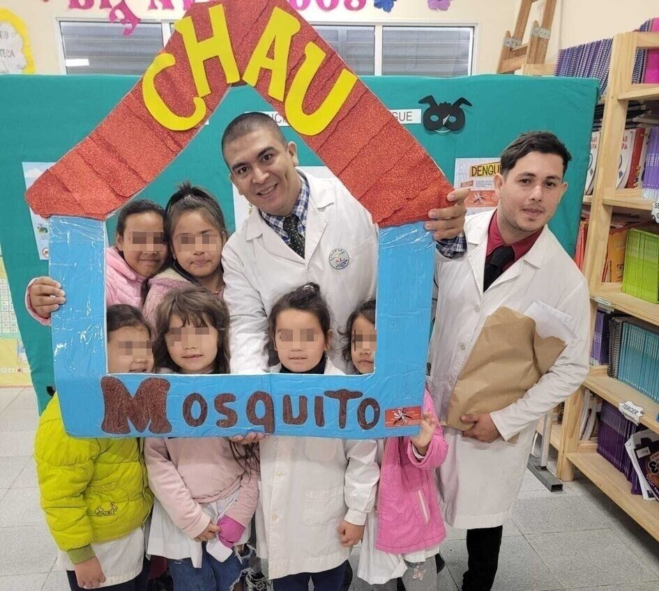 Niños y niñas de la EPEP N°516 participaron de un productivo taller sobre dengue