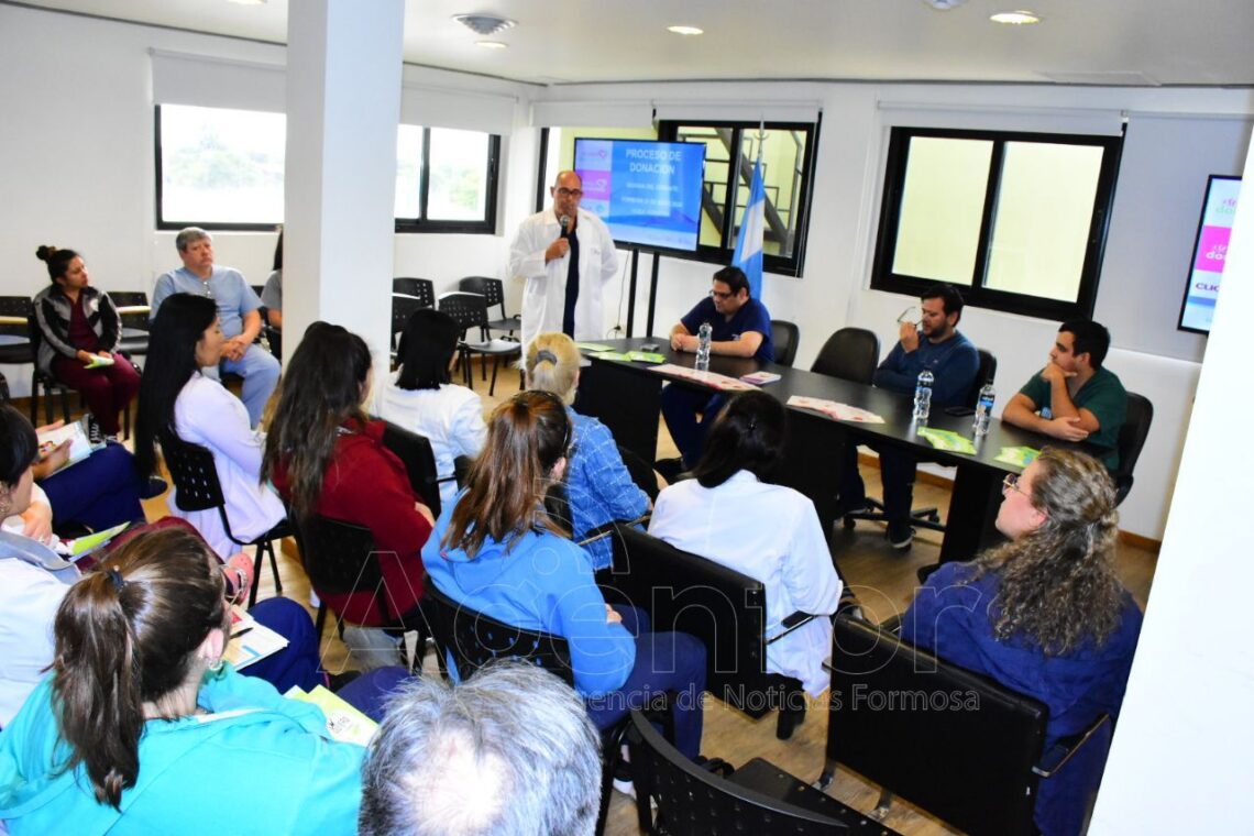 El Hospital Interdistrital Evita fue sede de una charla sobre donación y trasplante de órganos