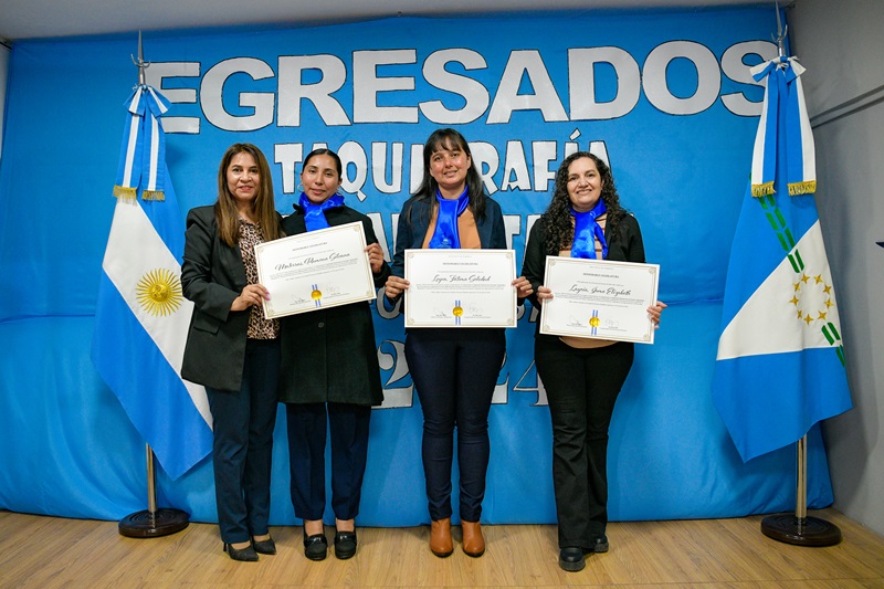 Entregaron certificados a la primera cohorte de egresados de la capacitación en Taquigrafía Parlamentaria
