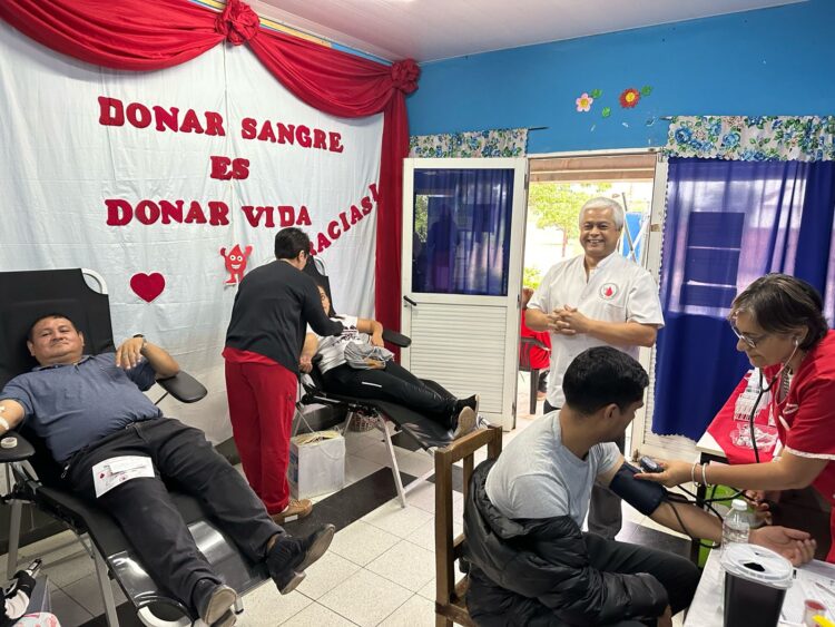 El Centro Provincial de Hemoterapia llevó a cabo una nueva colecta voluntaria de sangre en El Colorado