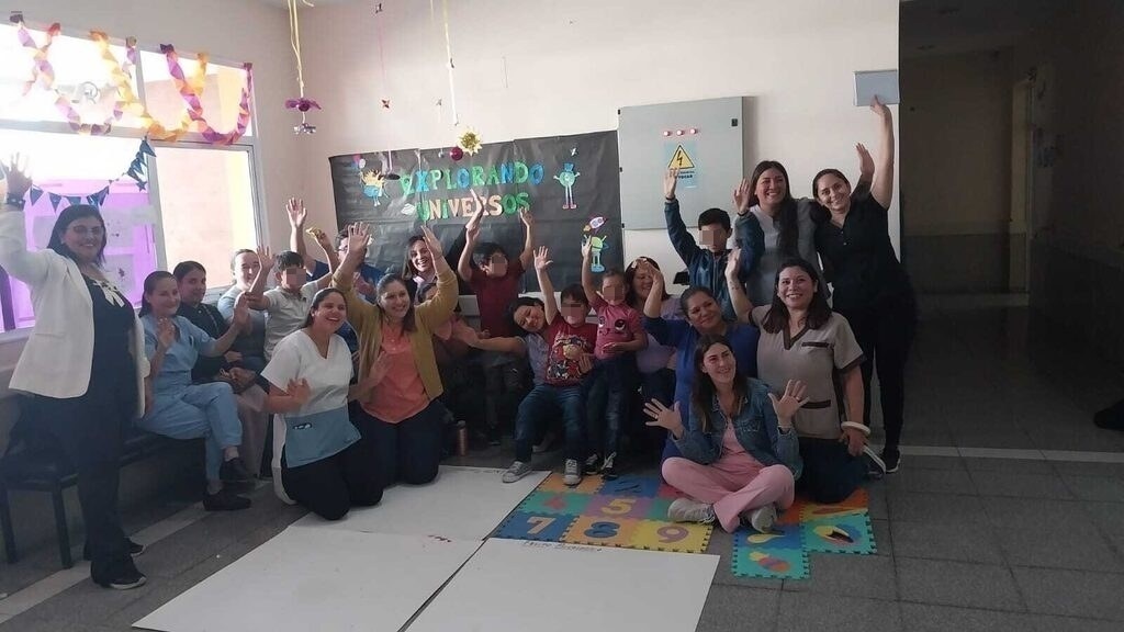 Reactivaron las actividades del taller “Explorando Universos” en el servicio de salud mental del Hospital Distrital N° 8