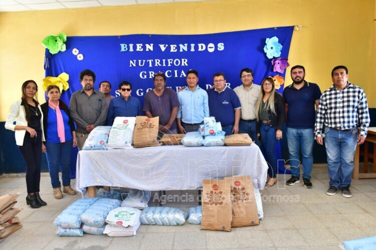 El Gobierno provincial entregó alimentos de Nutrifor a la Delegación Zonal de María Cristina
