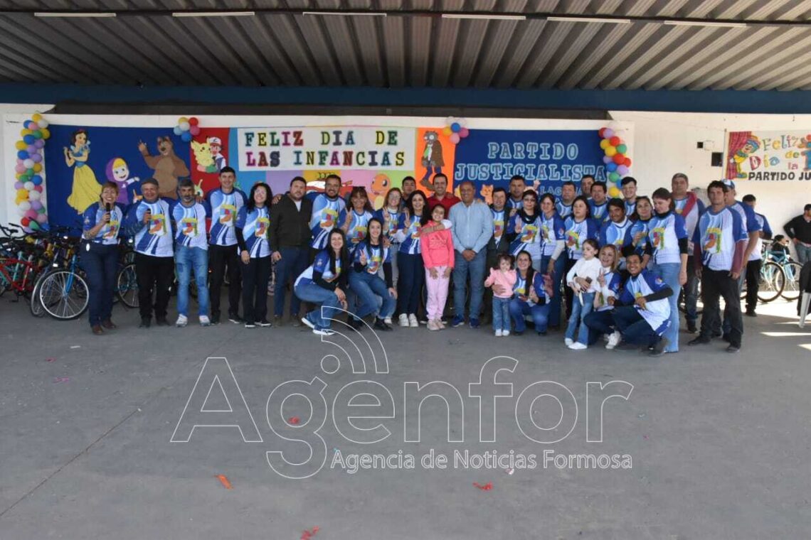 El Partido Justicialista de Laguna Blanca organizó festejo para la niñez