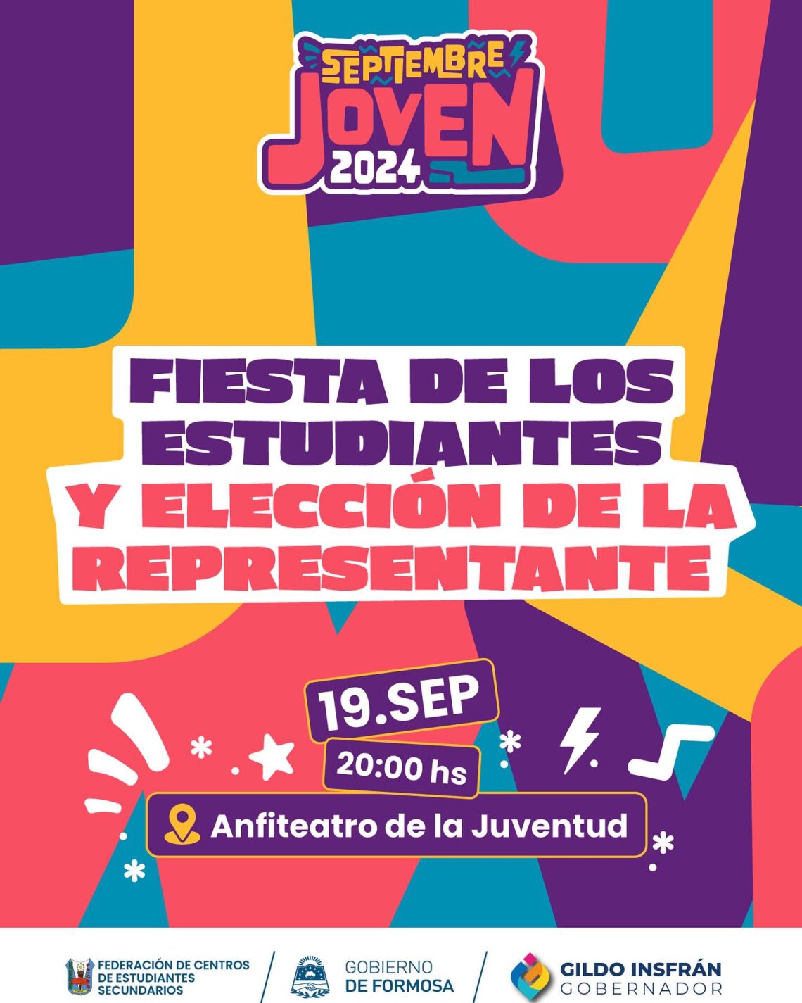 Este jueves, Fiesta de los Estudiantes y elección de la representante en el Anfiteatro  