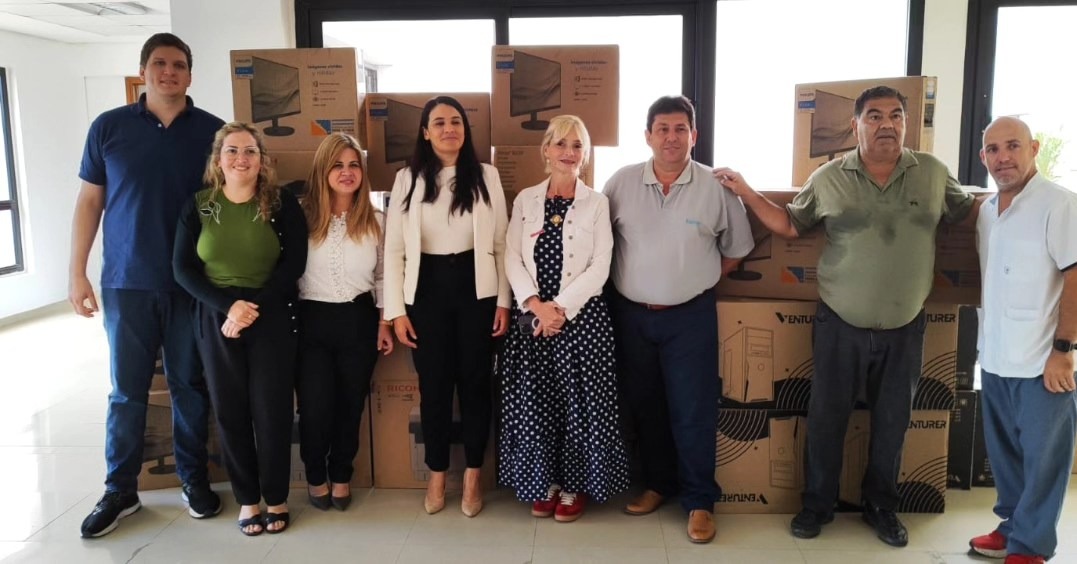 Entregaron nuevo equipamiento informático al Hospital Interdistrital Evita