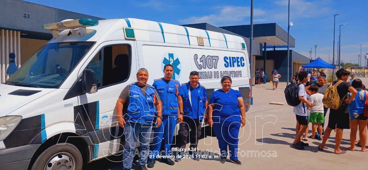 El SIPEC realizó 35 atenciones en el Parque Acuático desde el inicio del año