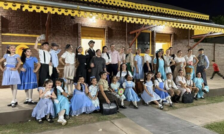 Ibarreta: En el nuevo Paseo La Estación recrearon el último viaje del tren Belgrano