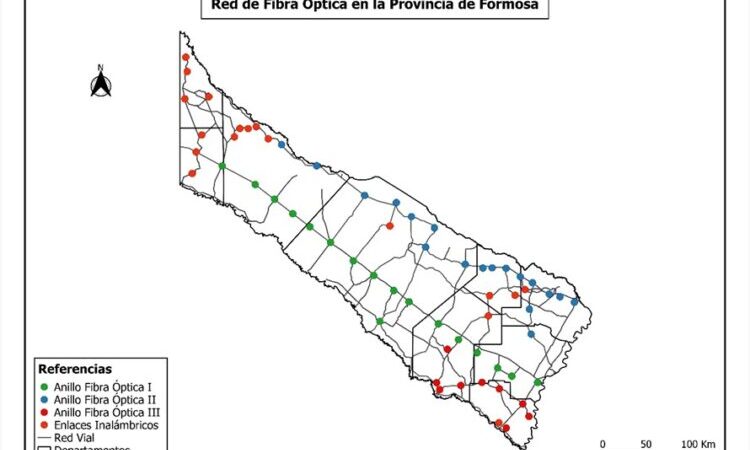 Fibra óptica: Formosa se destaca por su transformación en materia de conectividad