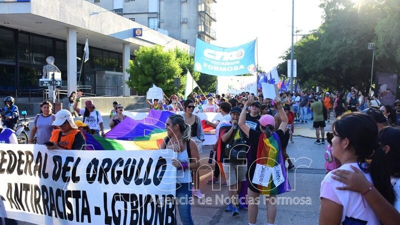 Formosa se sumó a la Marcha Federal del Orgullo Antifascista y Antirracista