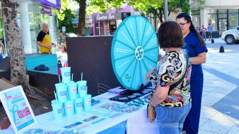 Organizaron una actividad de concientización sobre el cáncer de cuello uterino