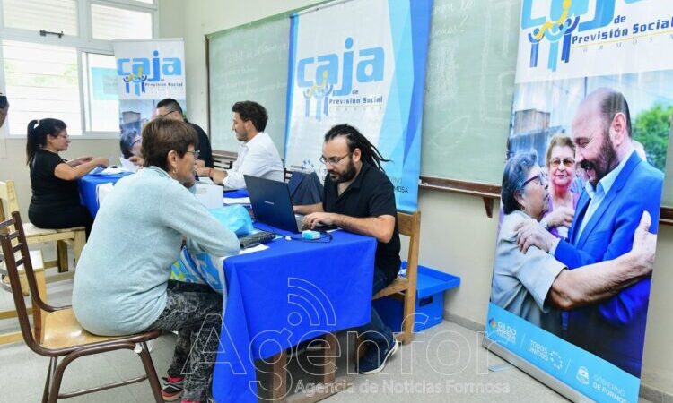 La Caja de Previsión Social atendió a vecinos de Las Lomitas