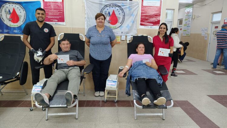 Valoran la “excelente predisposición” de las personas para la donación voluntaria de sangre