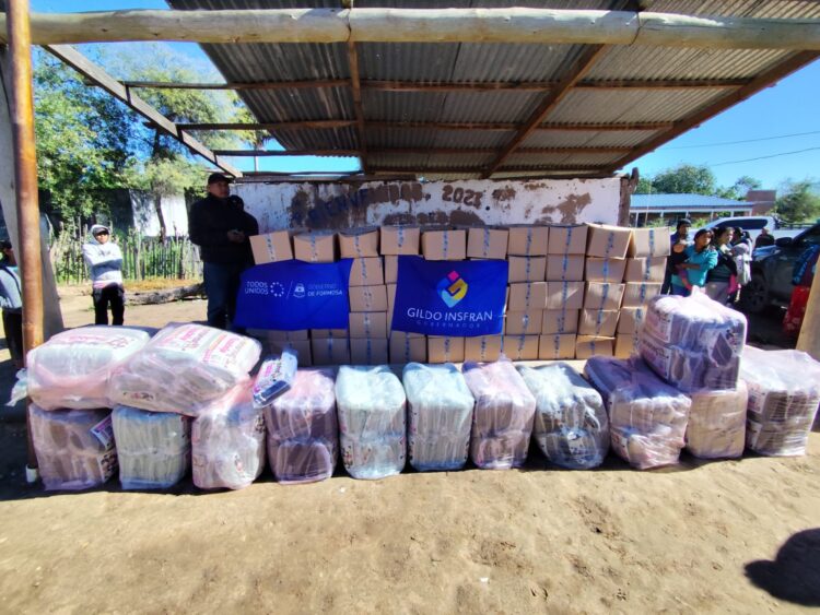 Nueva entrega de módulos alimentarios para diversas comunidades aborígenes