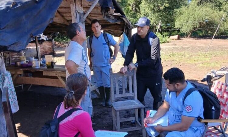 El Gobierno provincial presta asistencia sanitaria a pobladores de Palo Santo