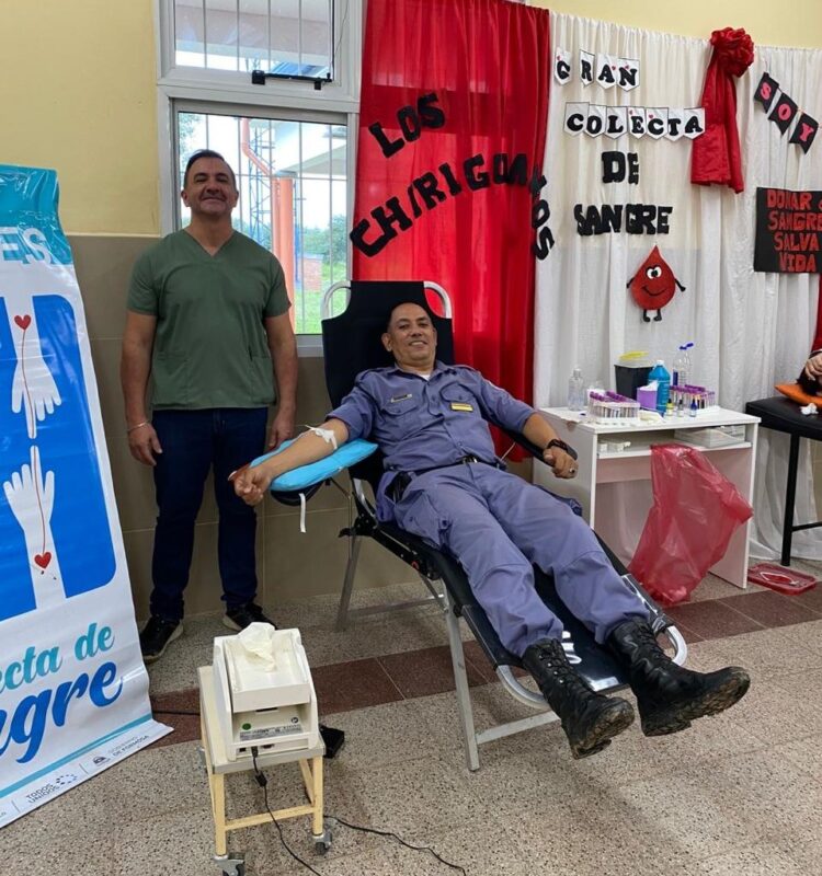 El Hospital de Los Chiriguanos sumó con éxito otra nueva colecta de sangre