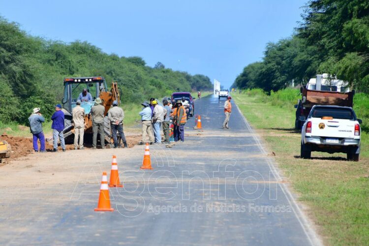 Caffa se refirió a los trabajos que se realizan en la ruta 28
