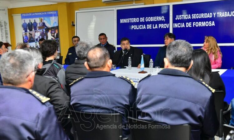 Brindaron una conferencia de prensa sobre el despliegue operacional en las elecciones en Formosa