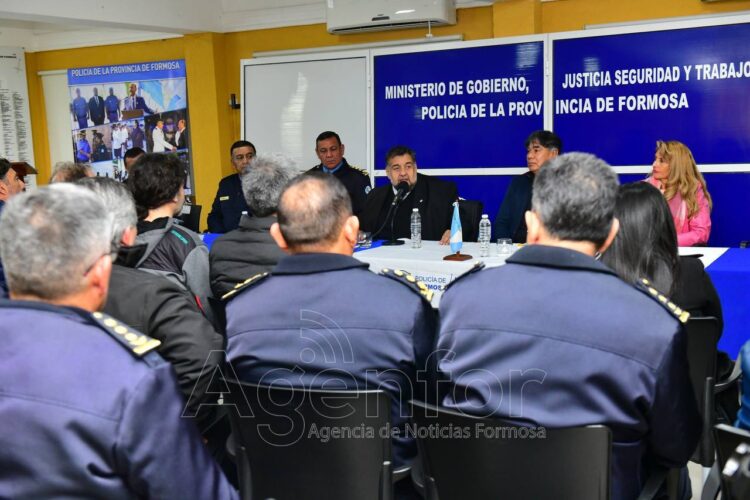 Brindaron una conferencia de prensa sobre el despliegue operacional en las elecciones en Formosa