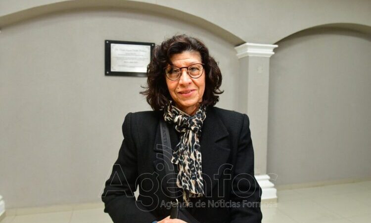 Visita al Consejo Profesional de la Abogacía  de viuda de Fausto Carrillo, abogado desaparecido en la última dictadura cívico militar