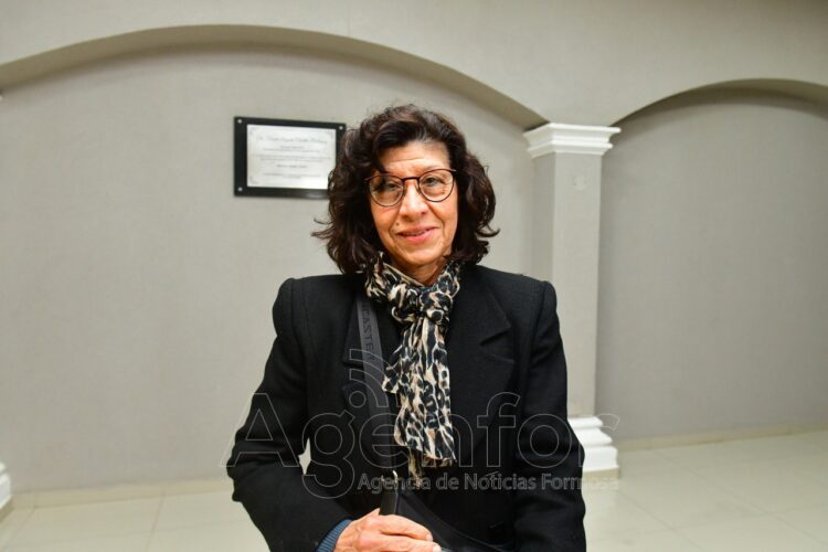 Visita al Consejo Profesional de la Abogacía  de viuda de Fausto Carrillo, abogado desaparecido en la última dictadura cívico militar