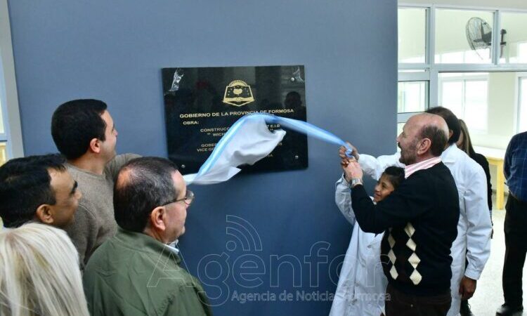 En Pozo del Mortero, el gobernador Insfrán inauguró la obra educativa 1528 de su gestión