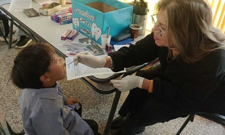 Jardineritos de Clorinda recibieron los controles del Programa de Libretas de Salud Escolar