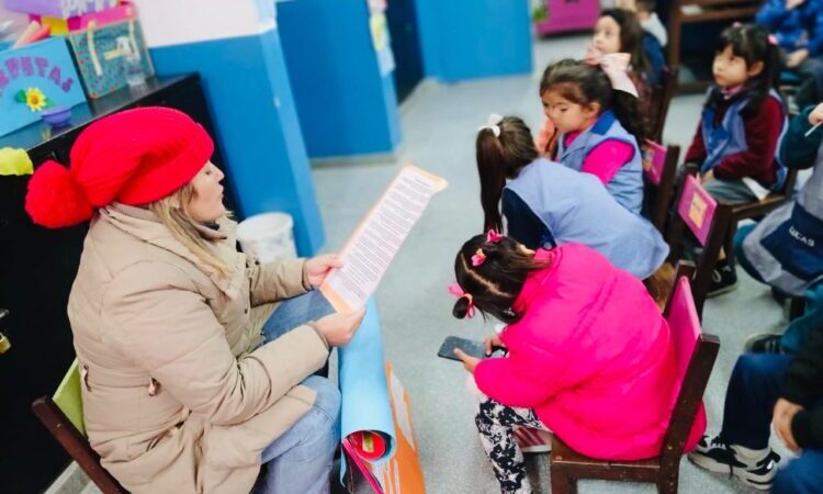 Compartieron con niñas y niños del Nivel Inicial variados temas para cuidar la salud