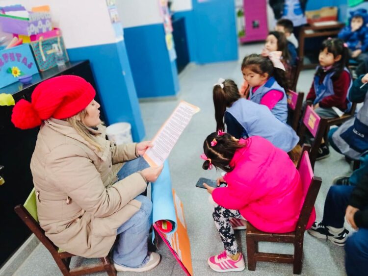 Compartieron con niñas y niños del Nivel Inicial variados temas para cuidar la salud