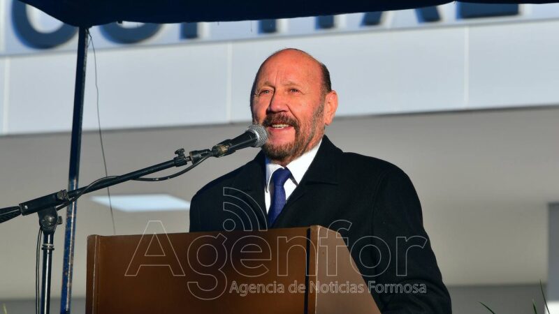 Insfrán: “Inauguramos 59 obras en este mes”