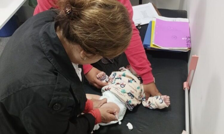 Refuerzan la inmunización de los prematuros en el Hospital Distrital de Ibarreta