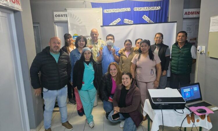 Hospital Villa Escolar: El equipo de salud se capacitó en enfermedades respiratorias