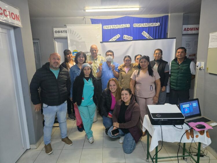 Hospital Villa Escolar: El equipo de salud se capacitó en enfermedades respiratorias