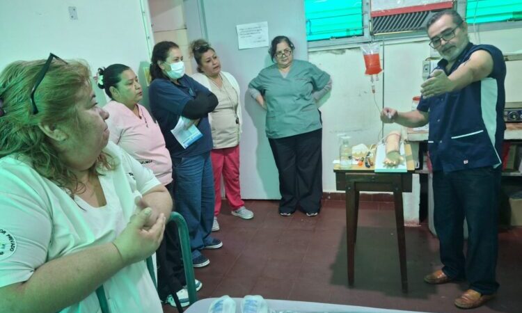 Clorinda: El centro de salud Juan Pablo II llevó adelante una jornada de actualización para el personal de salud