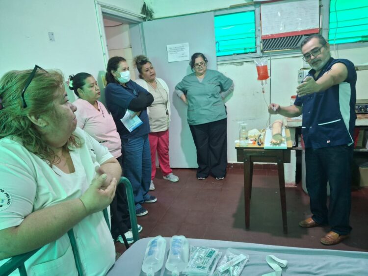 Clorinda: El centro de salud Juan Pablo II llevó adelante una jornada de actualización para el personal de salud