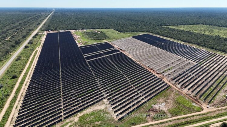 Villalba estimó que a mediados del mes que viene “vamos a empezar a recibir energía del parque solar de Ingeniero Juárez”