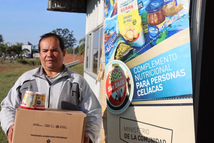 El Gobierno de Formosa inició una nueva entrega de cajas alimentarias para personas celíacas