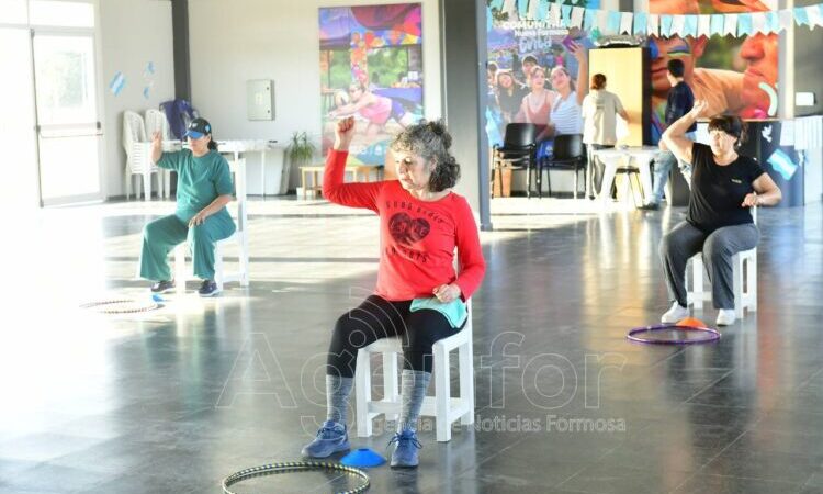 A pesar del receso invernal, no se detiene la marcha del Gimnasio Terapéutico en La Nueva Formosa